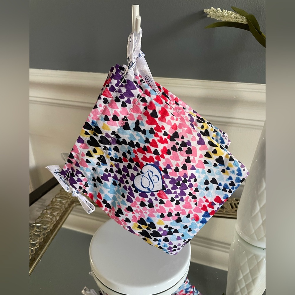 Brighton Multicolor Heart Jewelry Dustbag- Lot of 5